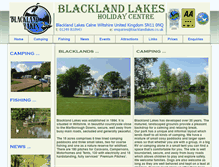 Tablet Screenshot of blacklandlakes.co.uk